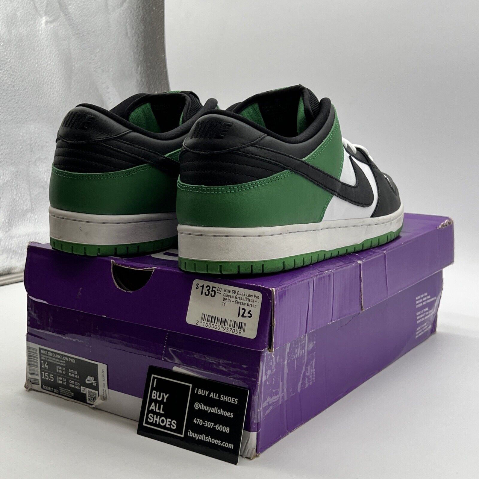 Size 14 - Nike Dunk Pro SB Low Classic Green (BQ6817-302)