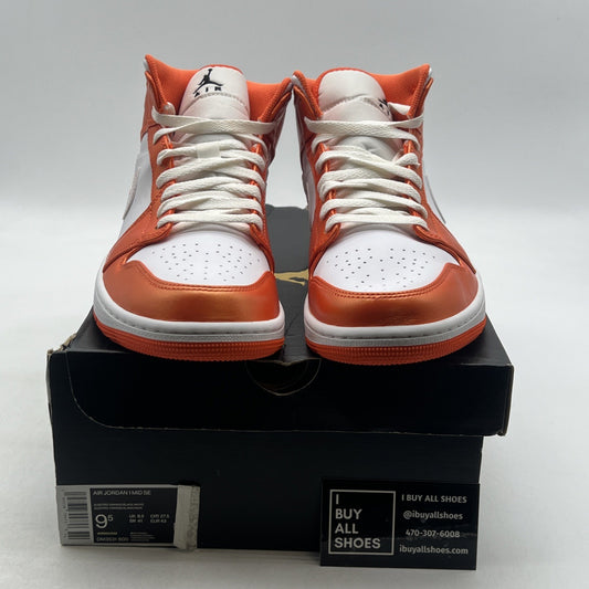 Size 9.5 - Air Jordan 1 SE Mid Electro Orange (DM3531-800)