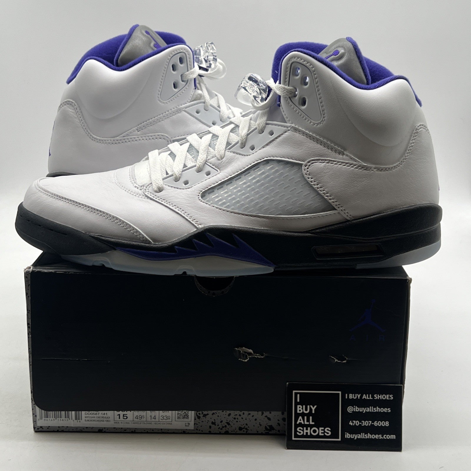 Size 15 - Air Jordan 5 Concord 2022 (DD0587-141)