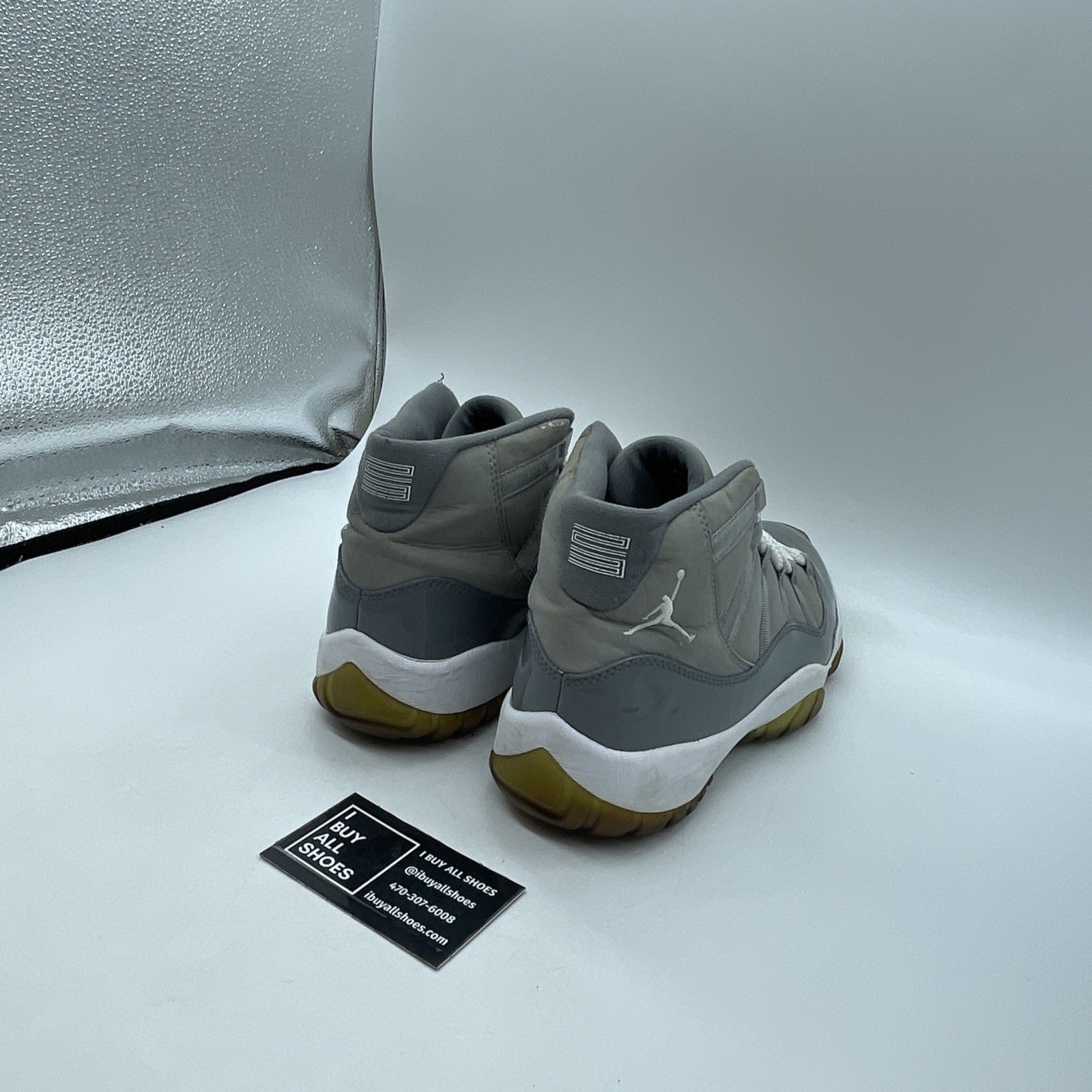 Size 8.5 - Air Jordan 11 Retro 2010 Cool Grey (378037-001)