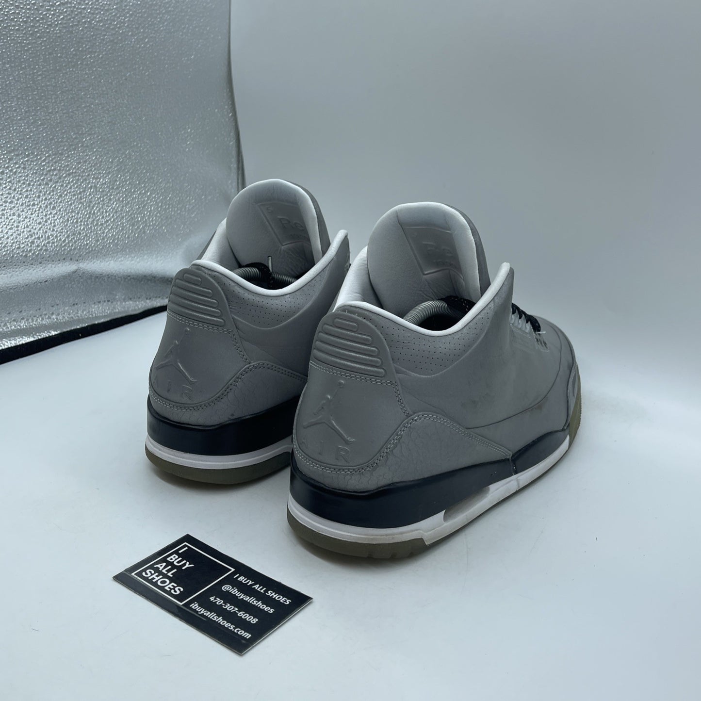 Size 11 - Air Jordan 3 5Lab3 Reflective Silver (631603-003)