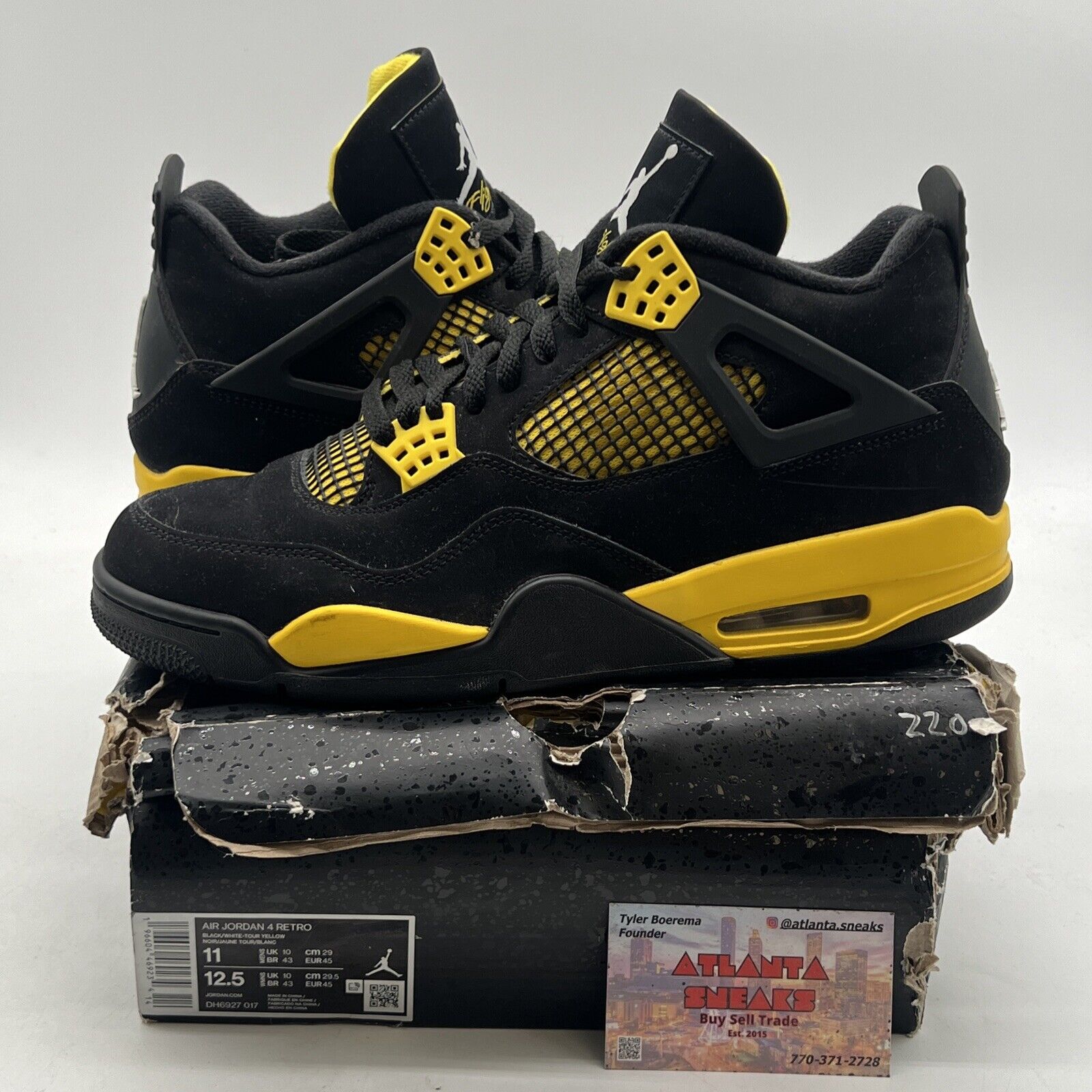 Size 11 - Air Jordan 4 Retro Mid Thunder (DH6927-017)