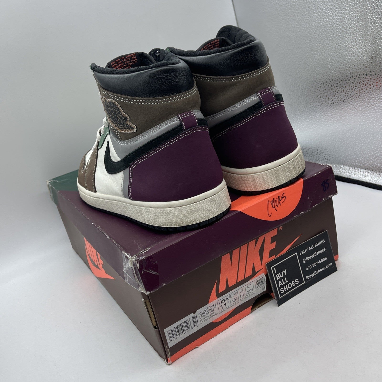 Size 11.5 - Air Jordan 1 High OG Crafted 2021 (DH3097-001)