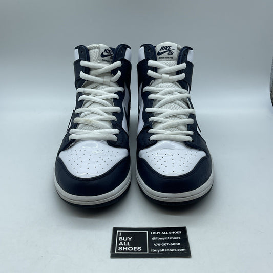 Size 14 - Nike SB Dunk Pro High Dream Team Blue White Leather (854851-441)