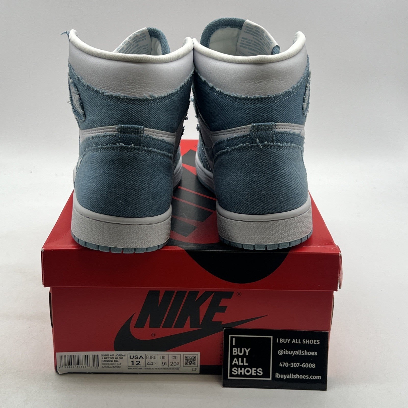 Size 12 - Air Jordan 1 High OG Denim 2022 (DM9036-104)