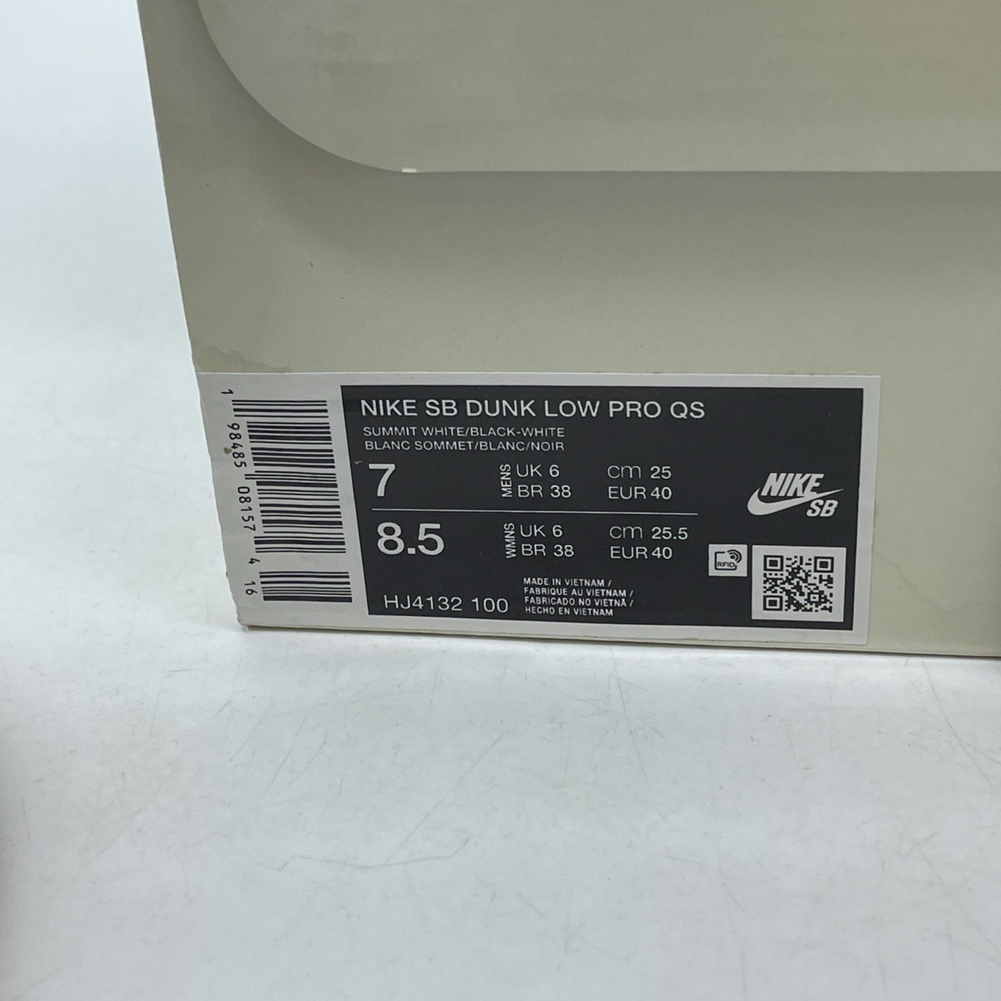 Size 7 - CSEF x Nike Dunk SB Low White Clear Emerald (HJ4132-100)