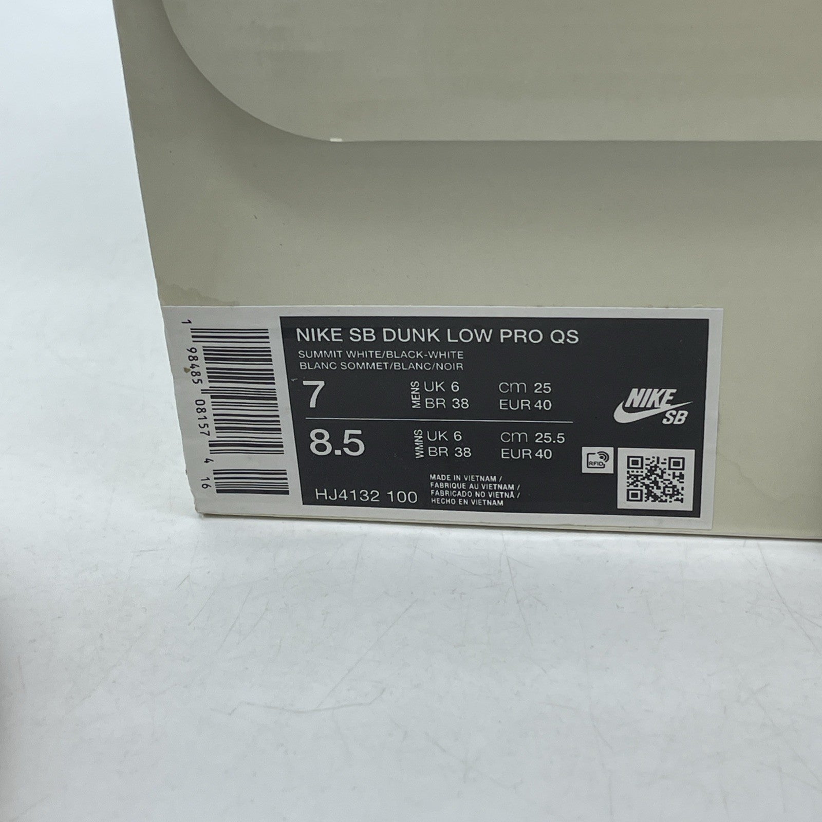 Size 7 - CSEF x Nike Dunk SB Low White Clear Emerald (HJ4132-100)