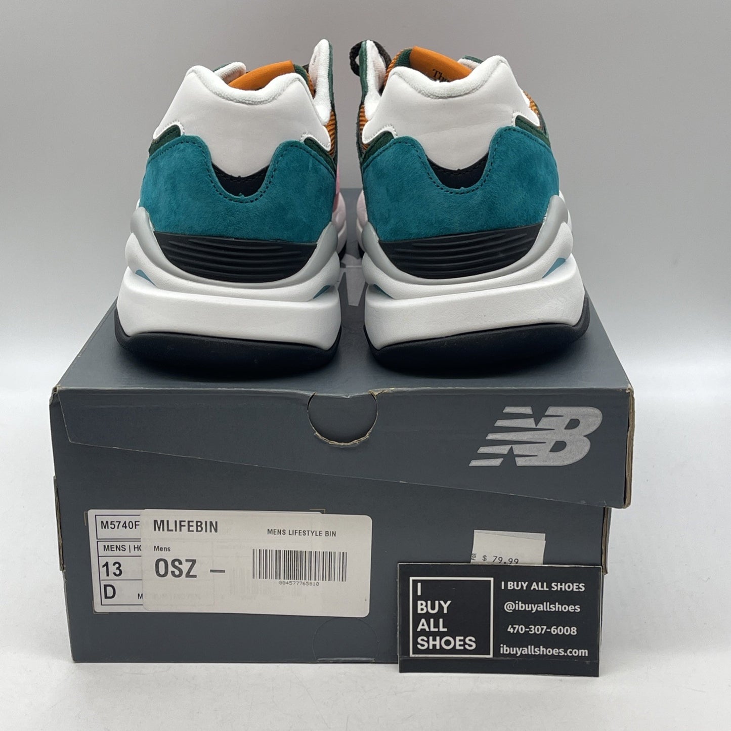 Size 13 - New Balance 57/40 Pink Lemonade Multi (M7540FM1)