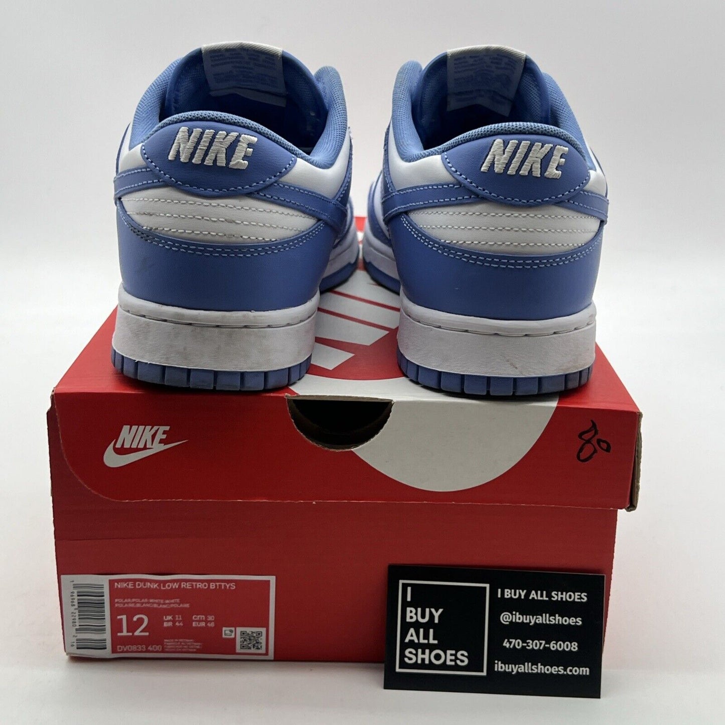 Size 12 - Nike Dunk Low Polar Blue (DV0833-400)