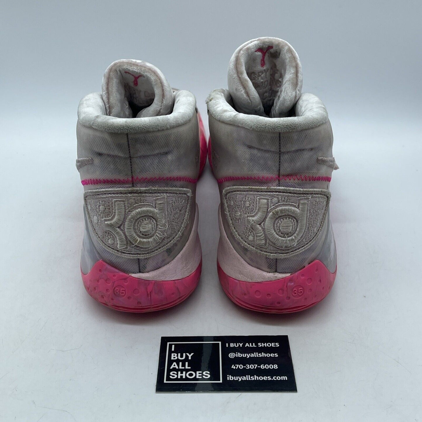 Size 13.5 - Nike KD 12 Aunt Pearl Pink Suede Leather (CT2740-900)