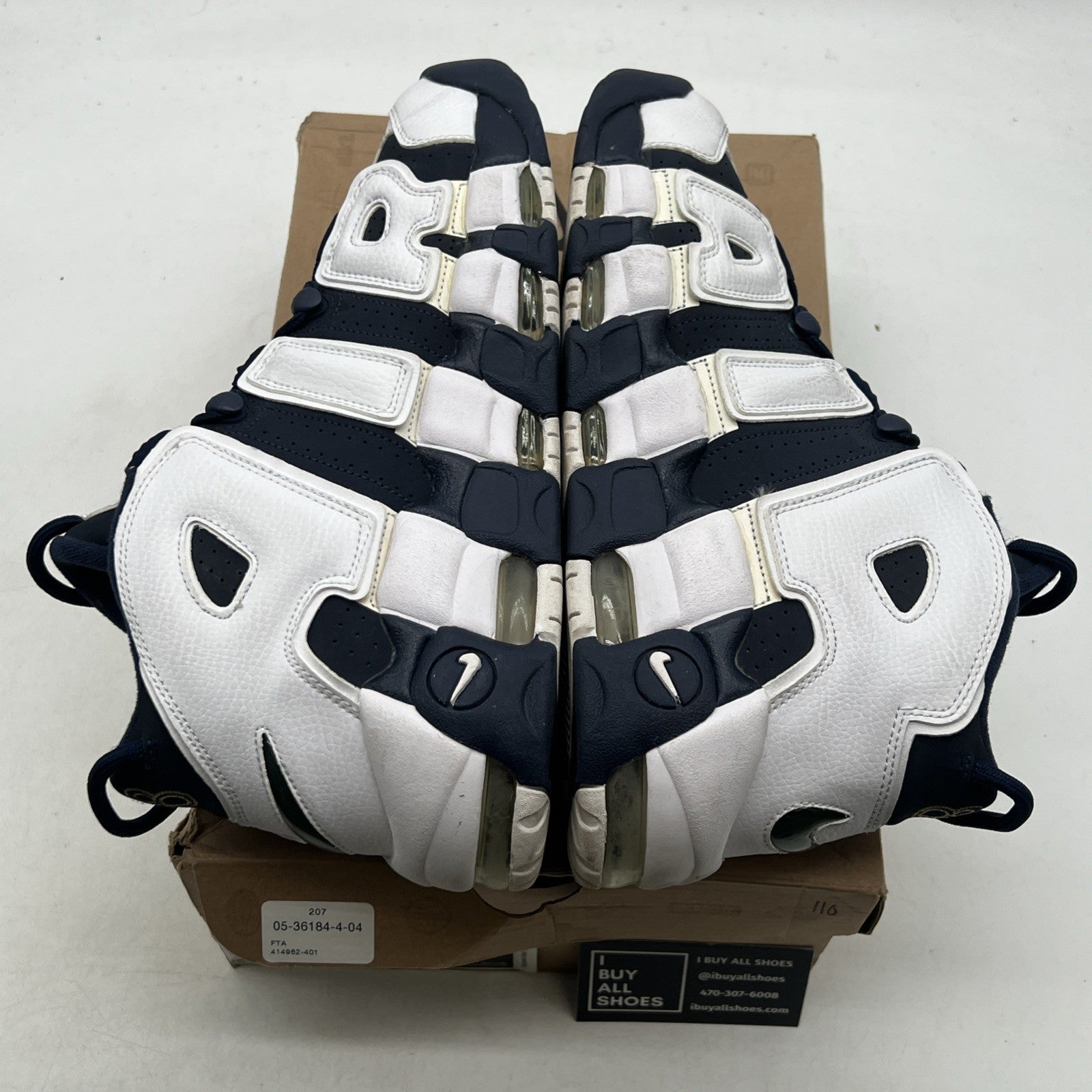 Size 11.5 - Nike Air More Uptempo 2012 Olympic (414962-401)