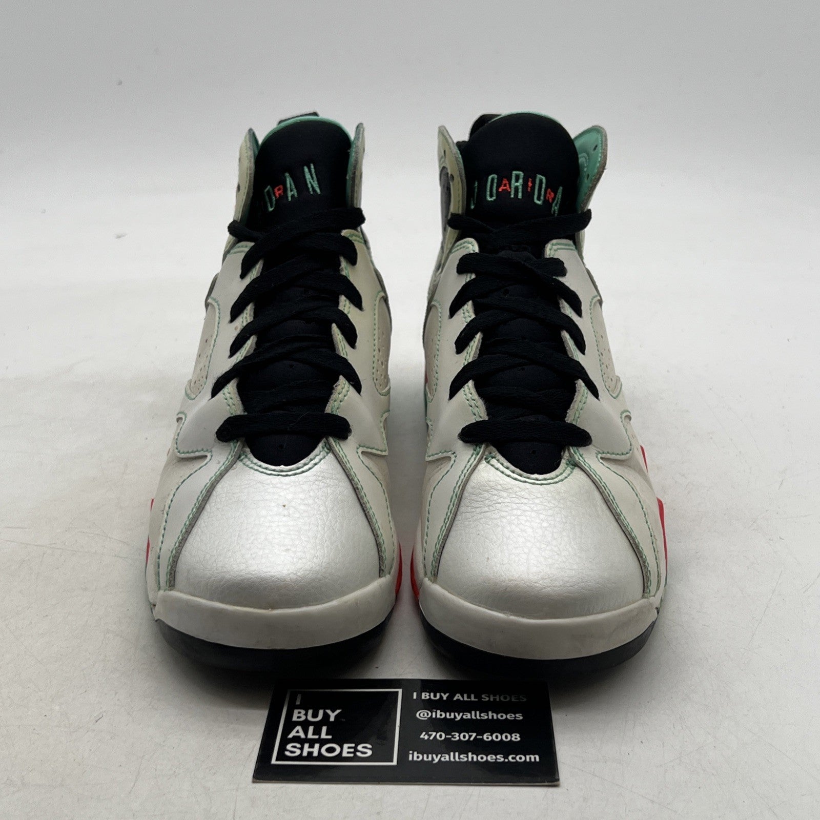 Size 7Y - Nike Air Jordan 7 Retro Verde (705417-138)