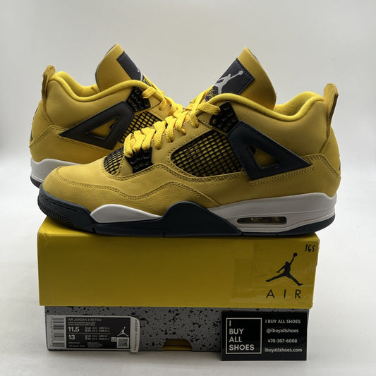 Size 11.5 - Air Jordan 4 Retro Mid Lightning (CT8527-700)