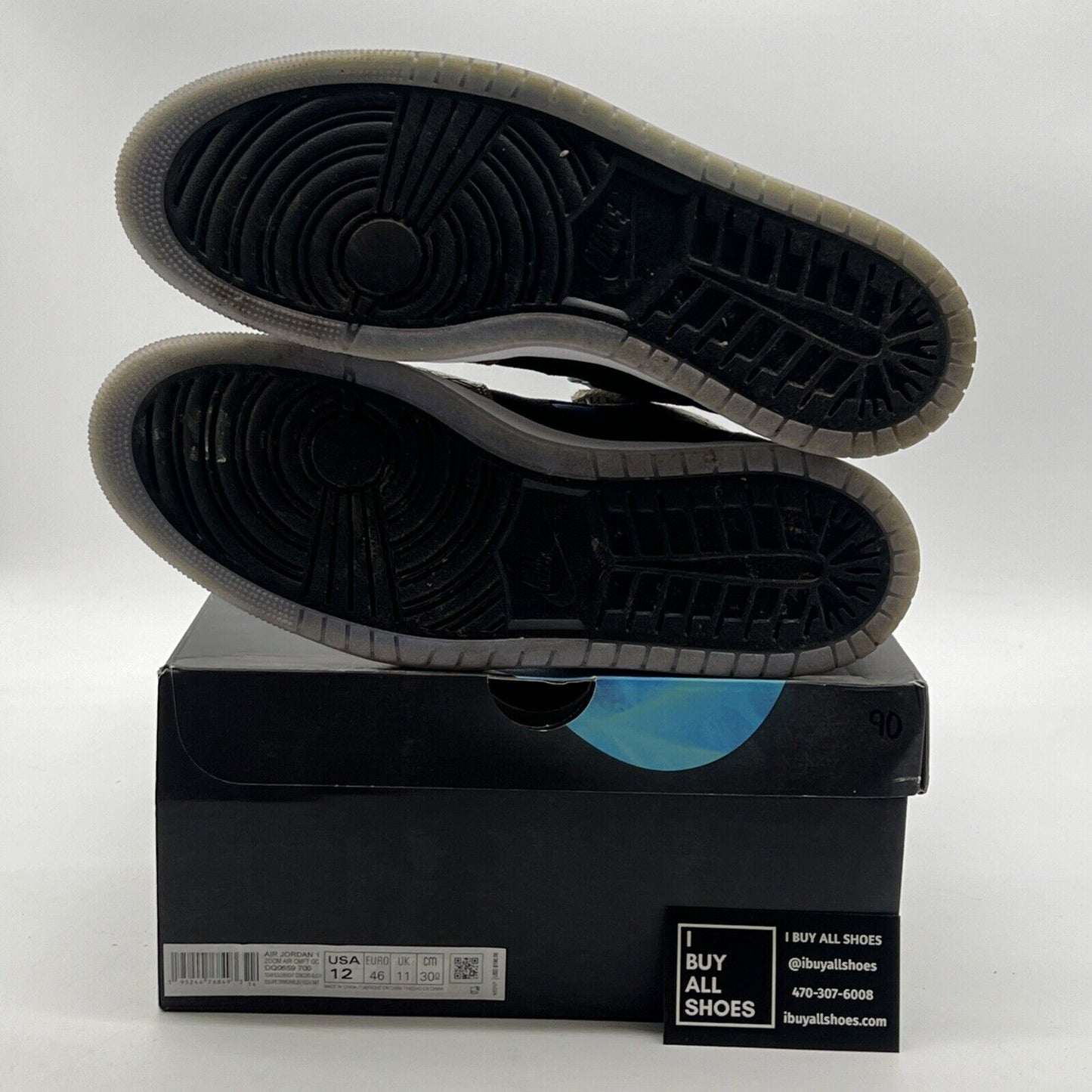 Size 12 - Air Jordan 1 Zoom Comfort Gold Laser (DQ0659-700)