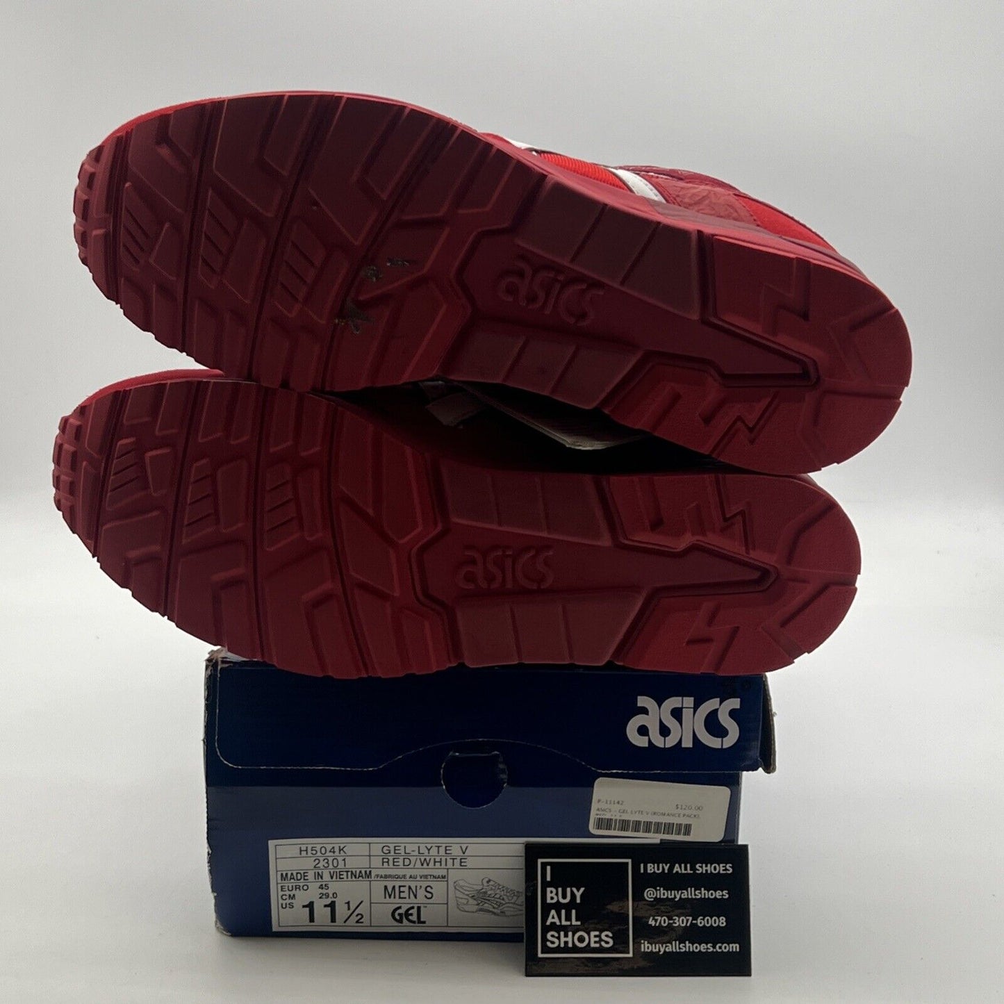 Size 11.5 - ASICS GEL-LYTE V Valentine's Day 4 H556L BE MINE W