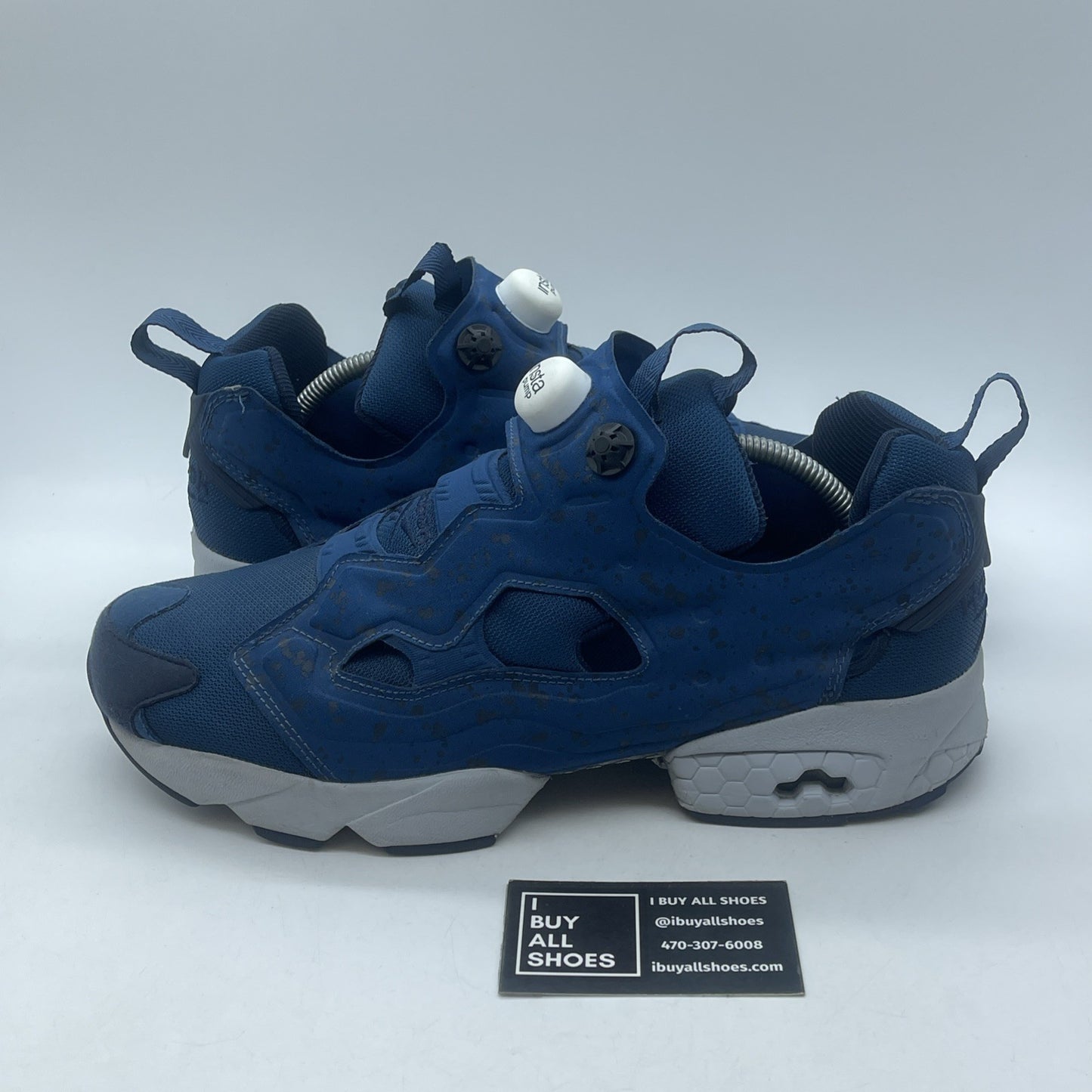 Size 11.5 - Reebok Low-Cut Sneakers Nvy Blue Grey Suede (V65752)