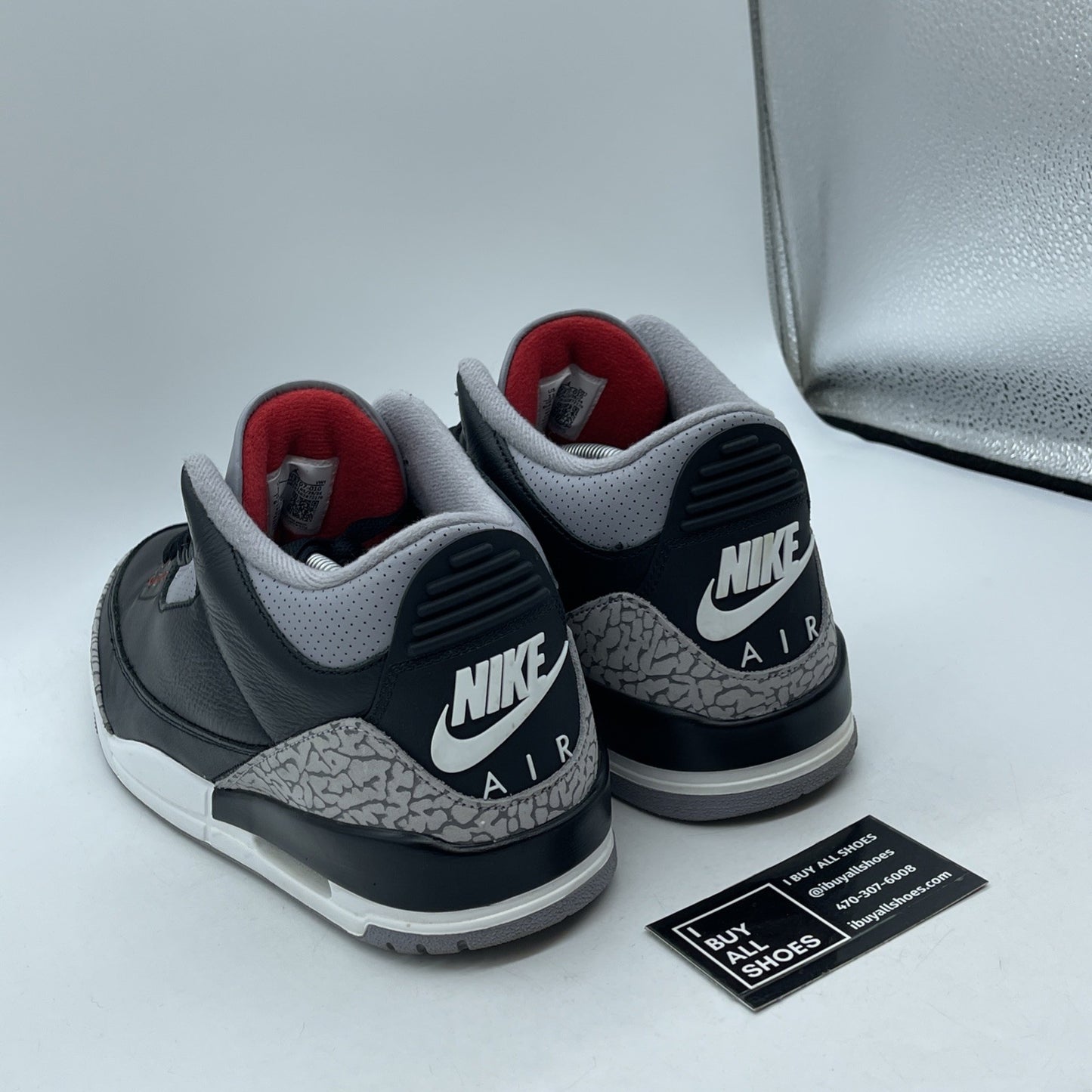 Size 11 - Air Jordan 3 Retro OG 2024 Black Cement Black Grey Suede (DN3707-010)
