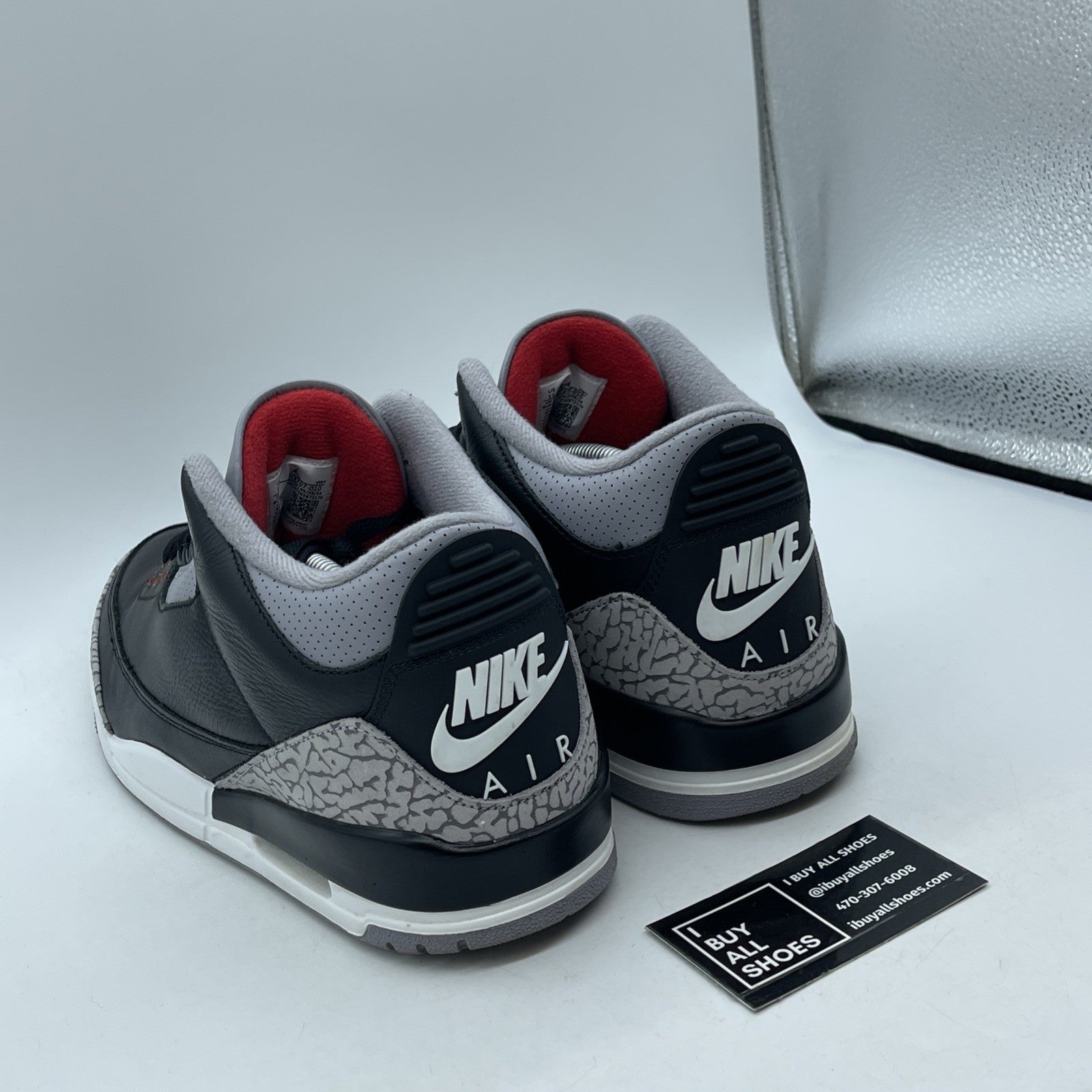Size 11 - Air Jordan 3 Retro OG 2024 Black Cement Black Grey Suede (DN3707-010)