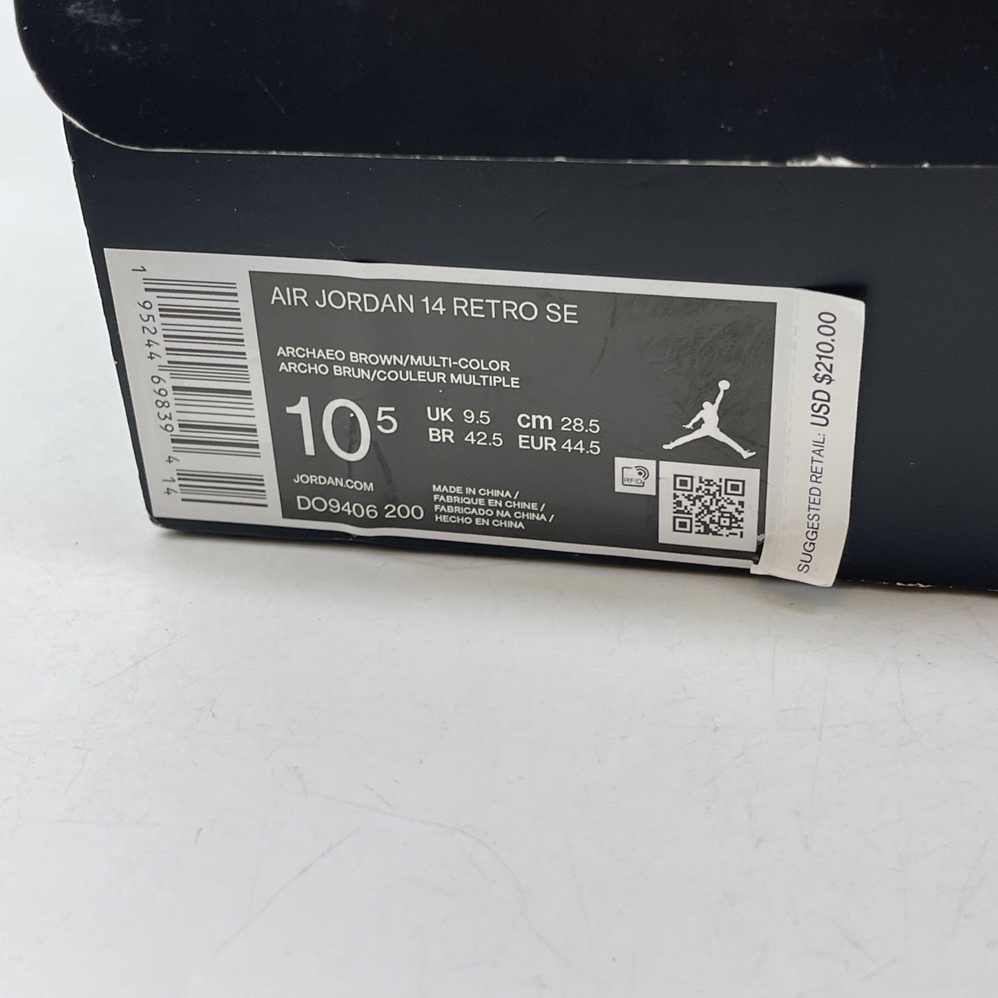 Size 10.5 - Air Jordan 14 Retro Winterized Brown Black Suede (DO9406-200)