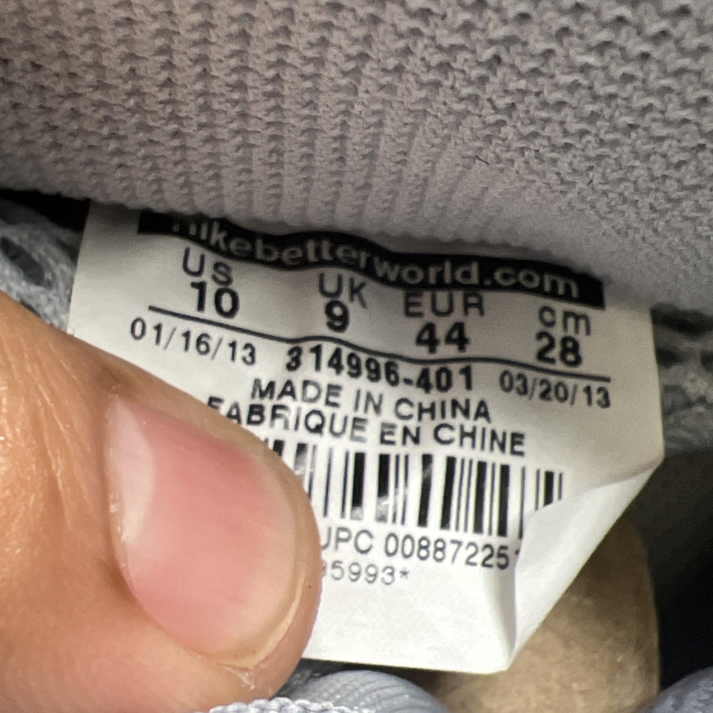 Size 10 - Nike Air Foamposite One Sport Royal (314996-401)