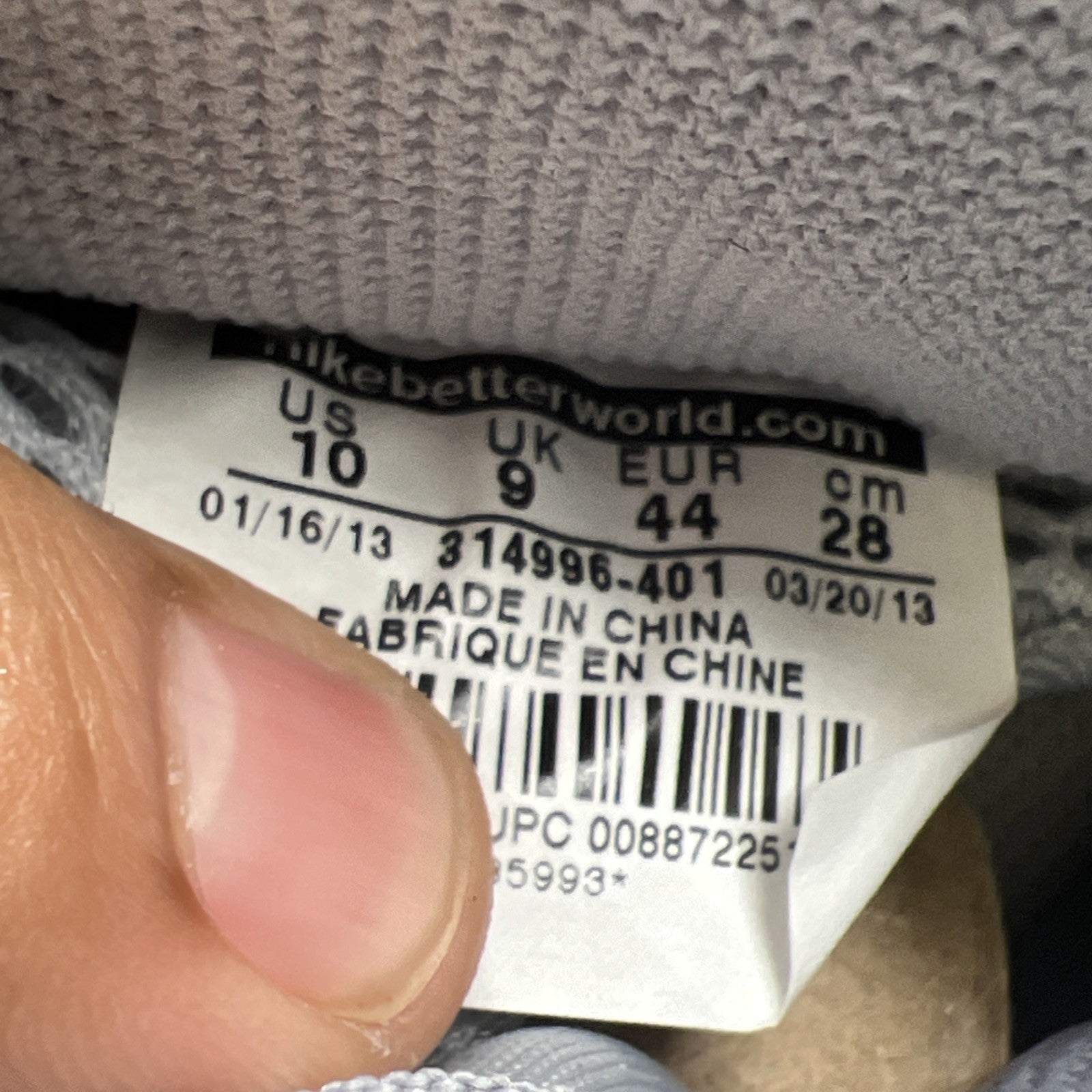 Size 10 - Nike Air Foamposite One Sport Royal (314996-401)