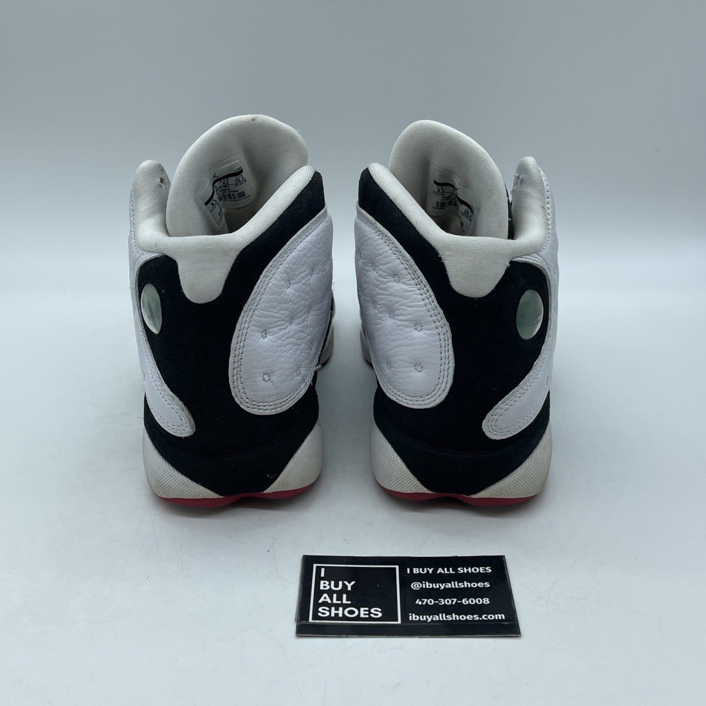 Size 8.5 - Air Jordan 13 Retro 2013 He Got Game White Black (414571-104)