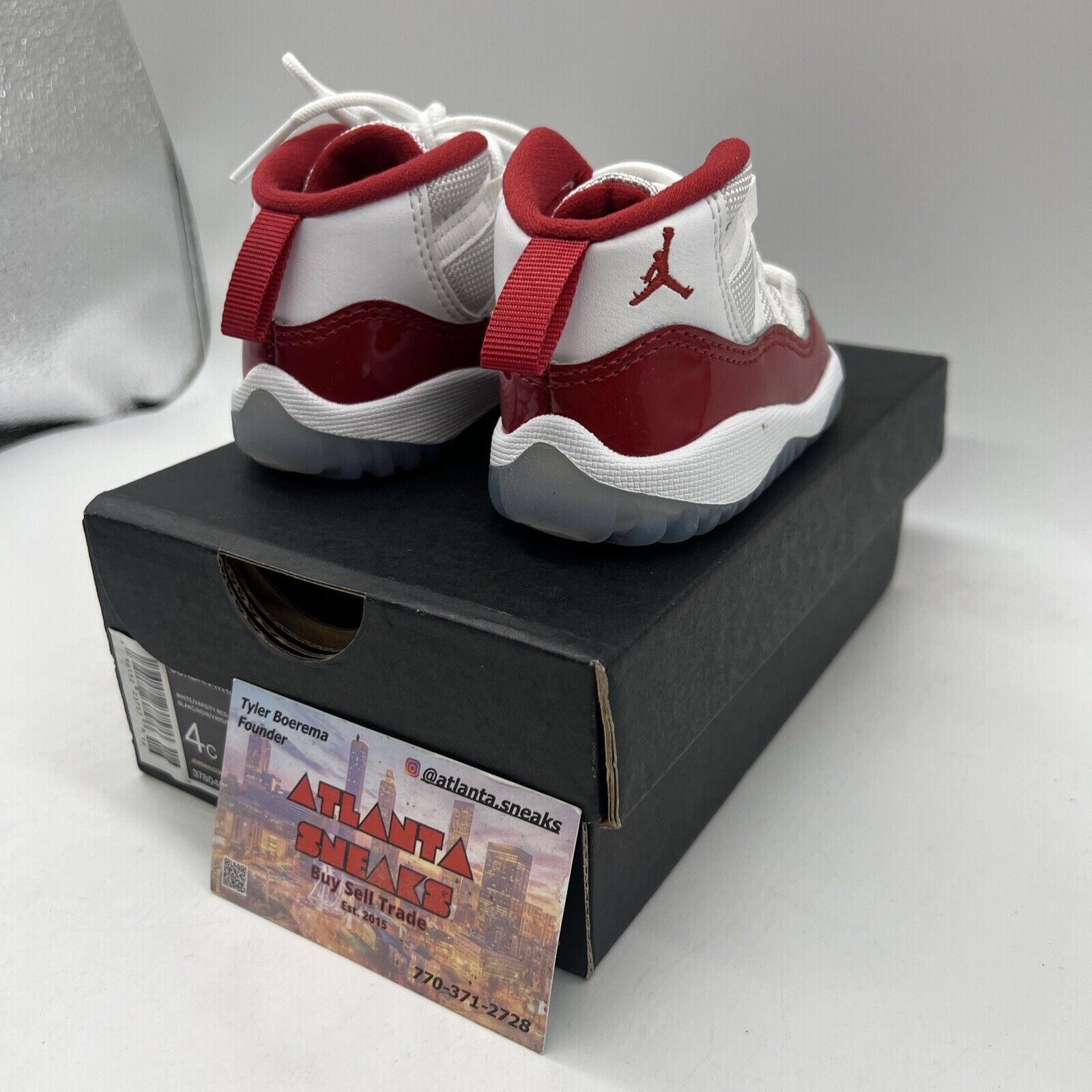 Jordan 11 Retro Cherry (2022) (TD) Brand New Size 4C Og All Red White DS