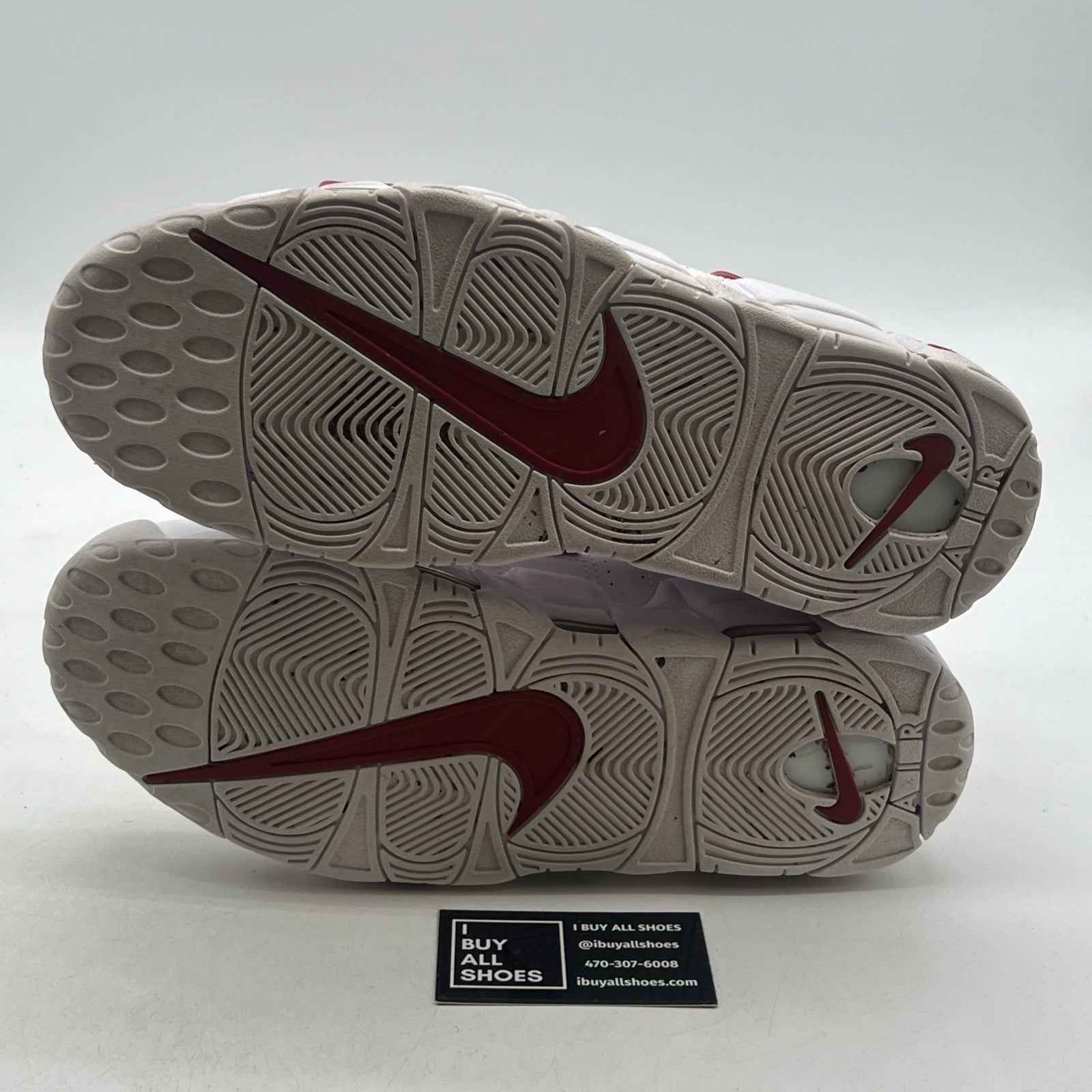 Size 12 - Nike Air More Uptempo White Varsity Red 2018 (921948-102)