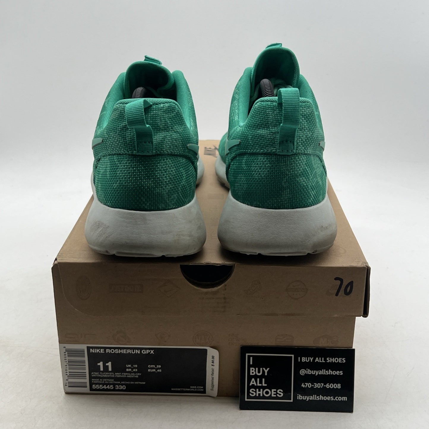 Size 11 - Nike Rosherun Gpx Blue (555445-330)