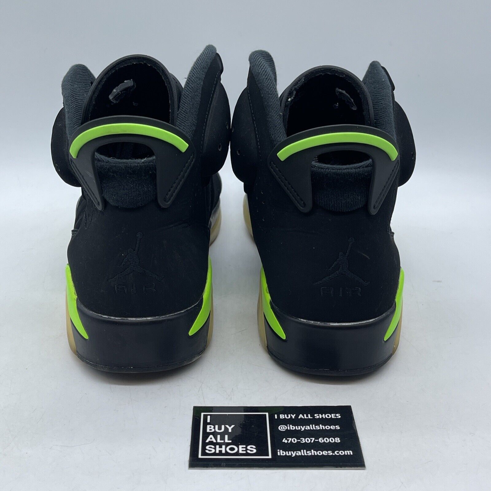 Size 12 - Jordan 6 Retro Electric Green 2021 Black Suede (CT8529-003)