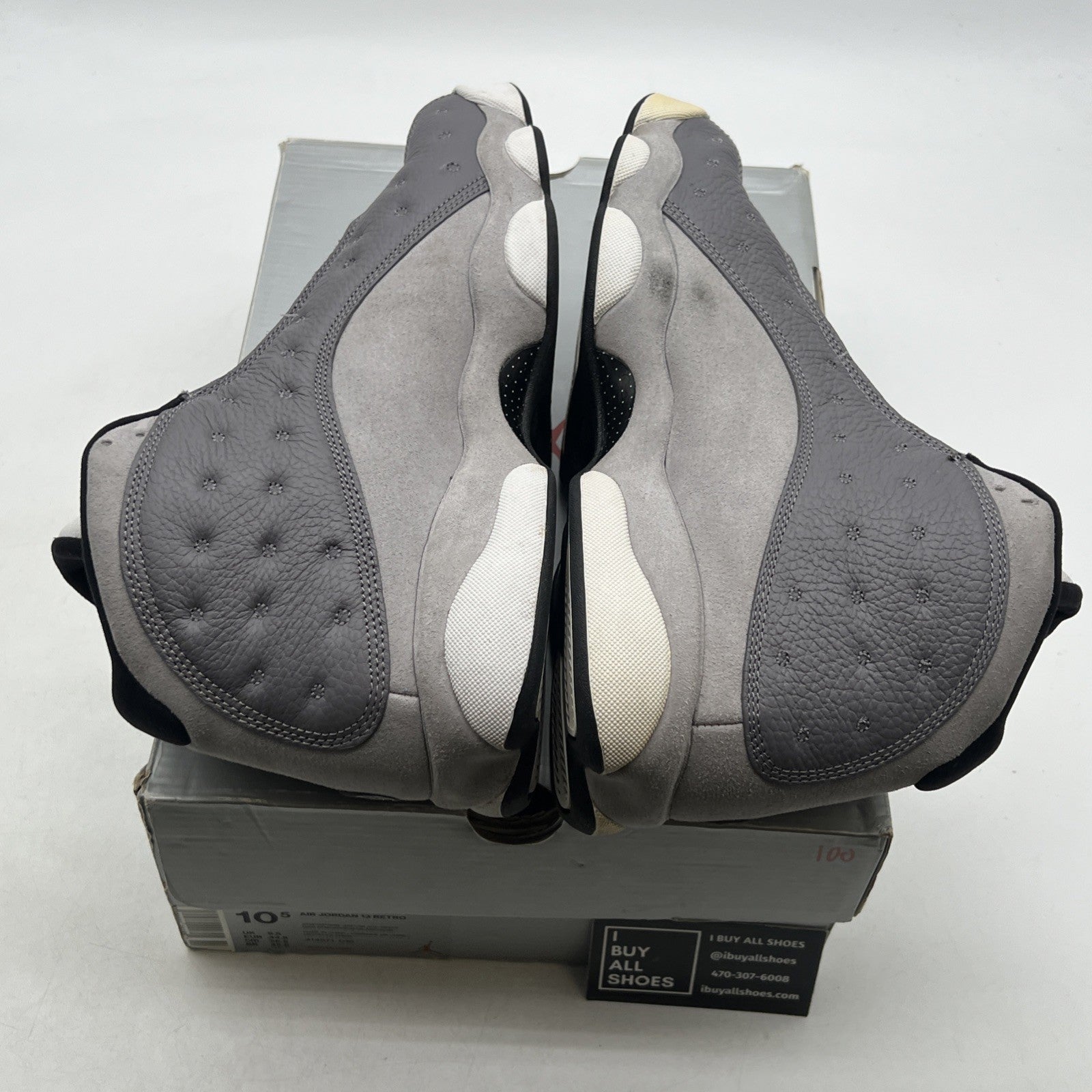 Size 10.5 - Air Jordan 13 Retro Atmosphere Grey (414571-016)