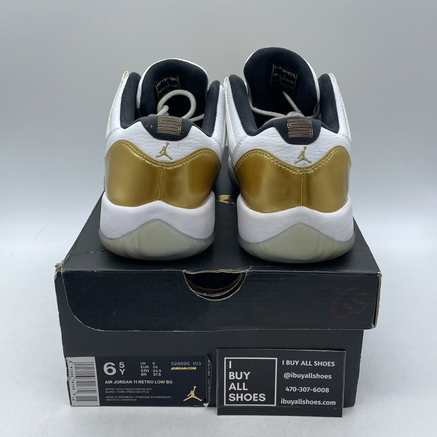 Size 6.5Y - Air Jordan 11 Retro Low Closing Ceremony (528896-103)