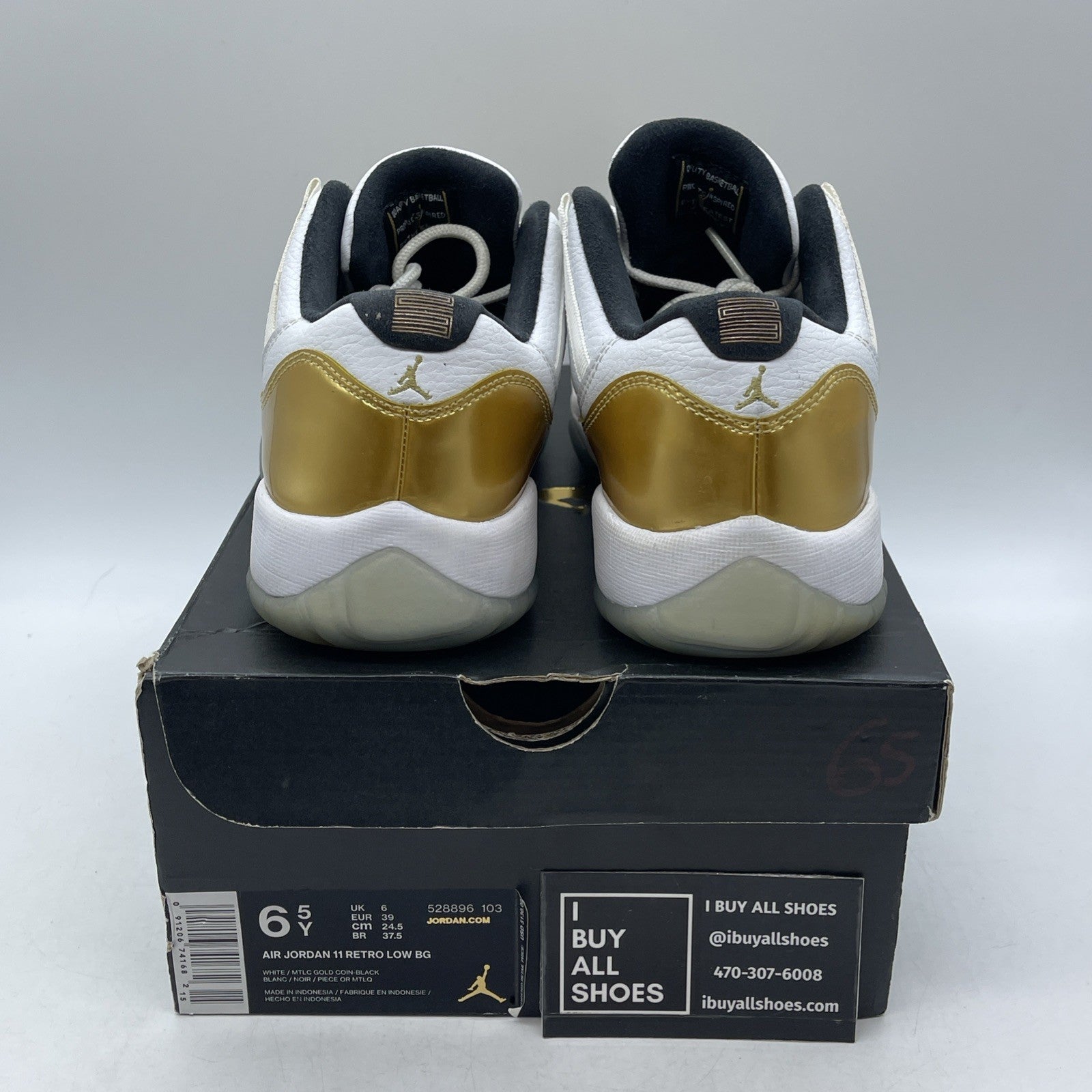 Size 6.5Y - Air Jordan 11 Retro Low Closing Ceremony (528896-103)