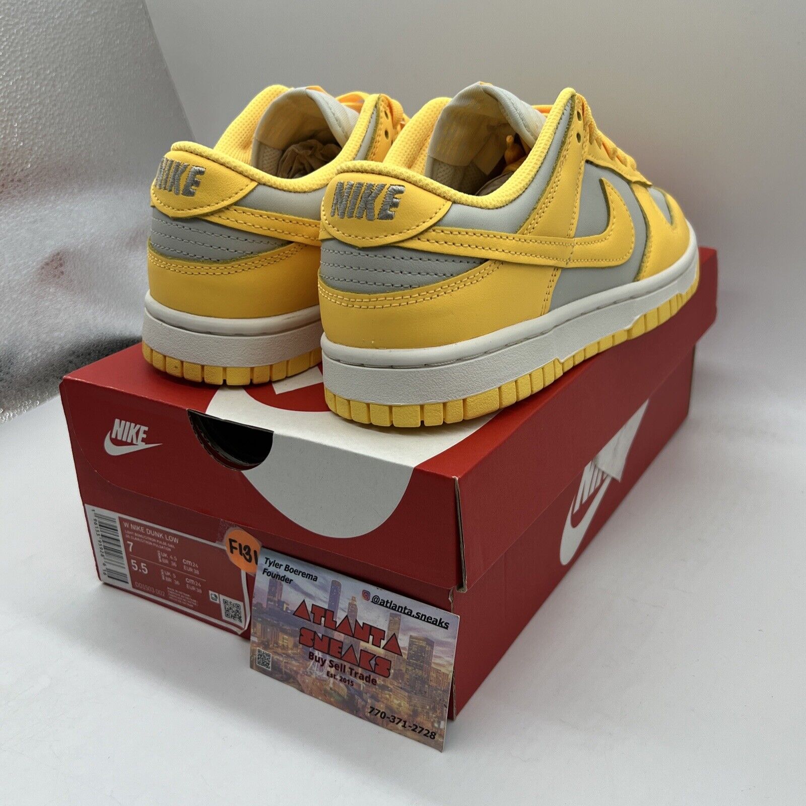 Size 7 - Nike Dunk Low Citron Pulse W Brand New Og All