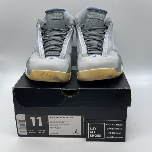 Size 11 - Air Jordan 14 Retro Wolf Grey (487471-004)