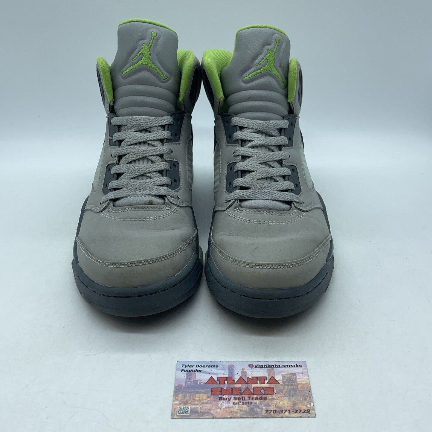 Size 9.5 - Jordan 5 Retro Green Bean Grey Suede Leather (CT4525-001)