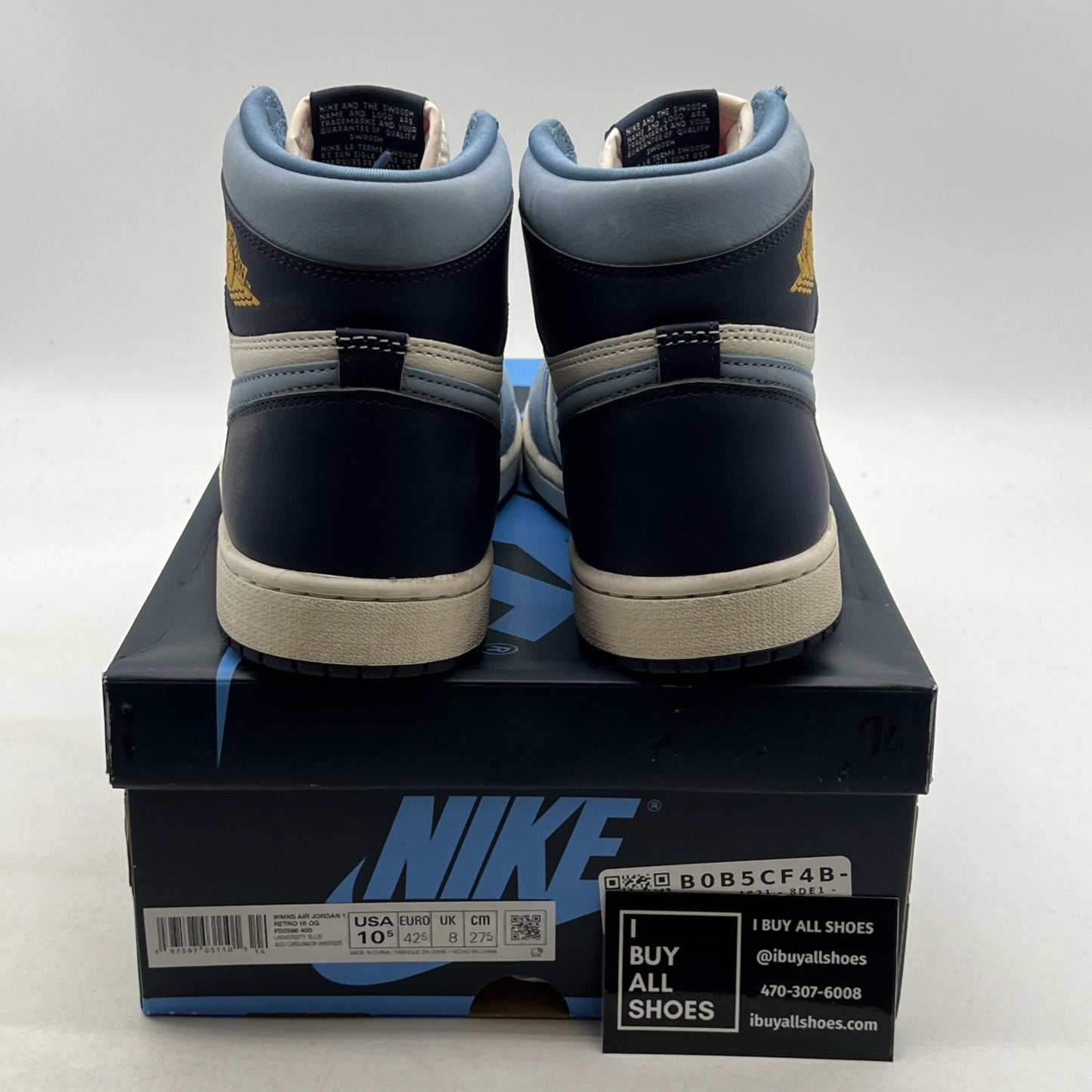 Size 10.5 - Air Jordan 1 Retro High OG First in Flight W (FD2596-400)