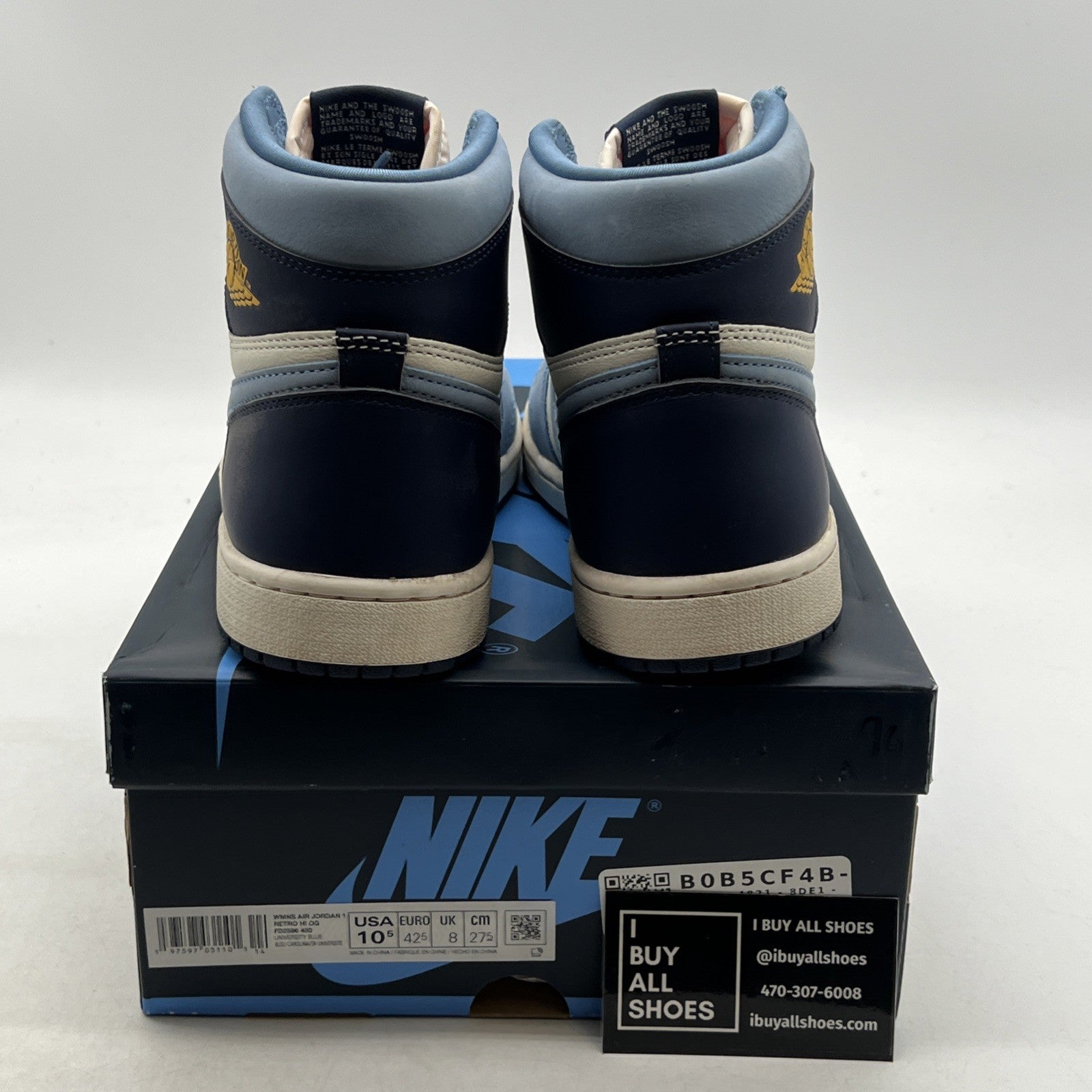 Size 10.5 - Air Jordan 1 Retro High OG First in Flight W (FD2596-400)