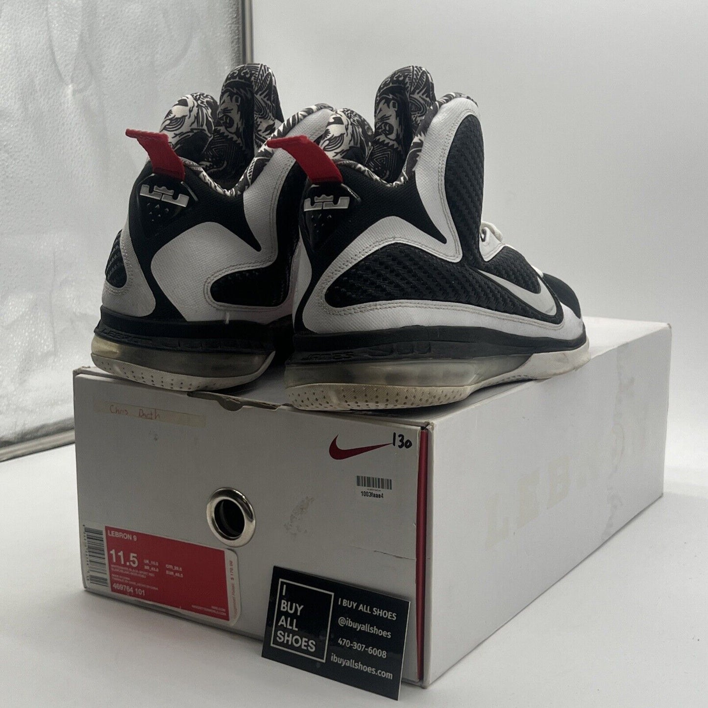 Size 11.5 - Nike LeBron 9 Freegums (469764-101)