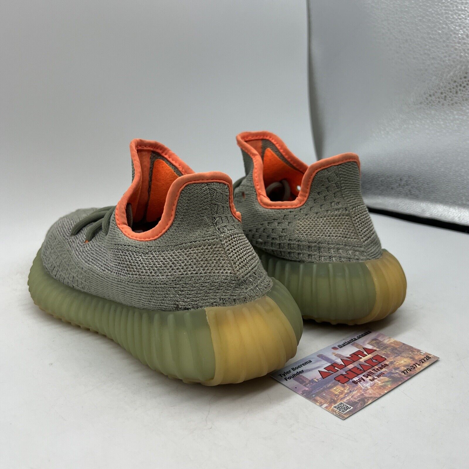 Size 4.5 - adidas Yeezy Boost 350 V2 Desert Sage Grey (FX9035)