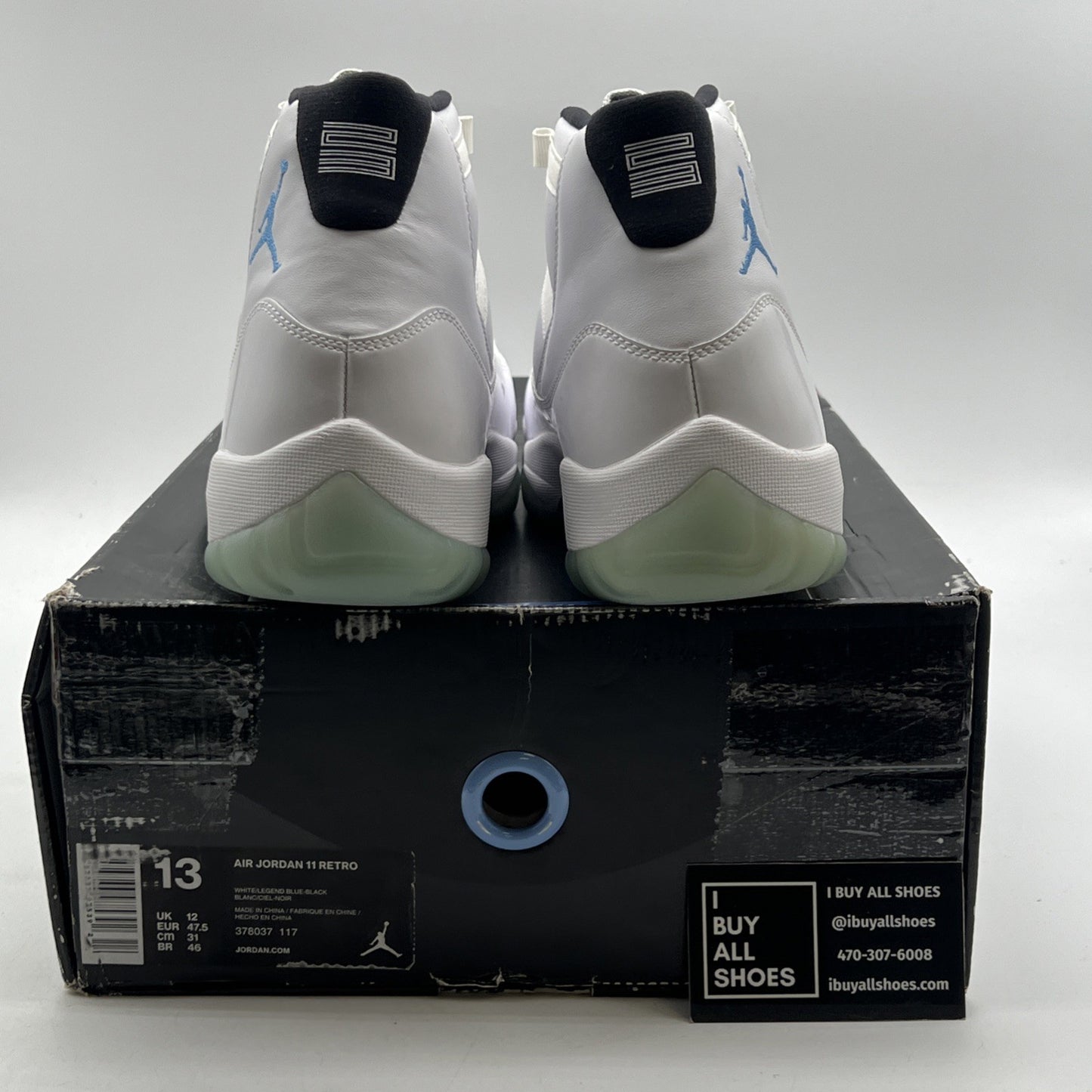 Size 13 - Air Jordan 11 Retro High Legend Blue (378037-117)