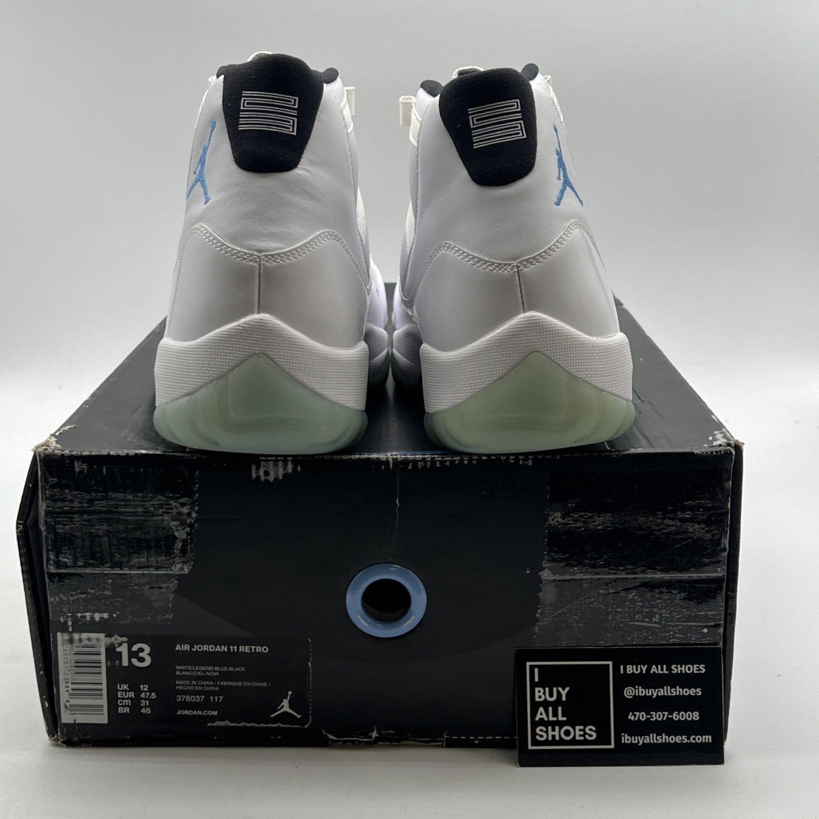 Size 13 - Air Jordan 11 Retro High Legend Blue (378037-117)