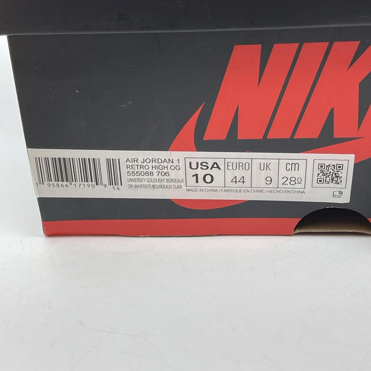 Size 10 - Jordan 1 Retro High OG Brotherhood 2022 Yellow Leather (555088-706)