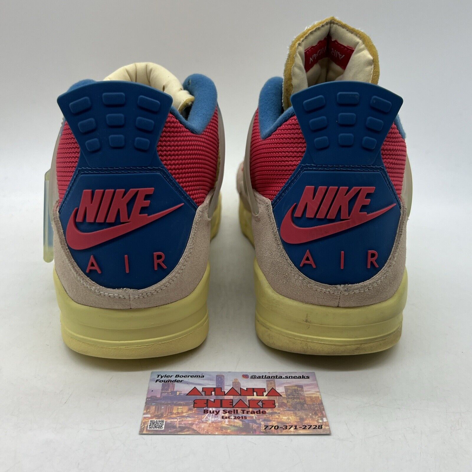 Size 13 - Jordan 4 Retro x Union LA Mid Guava Ice Suede (DC9533-800)