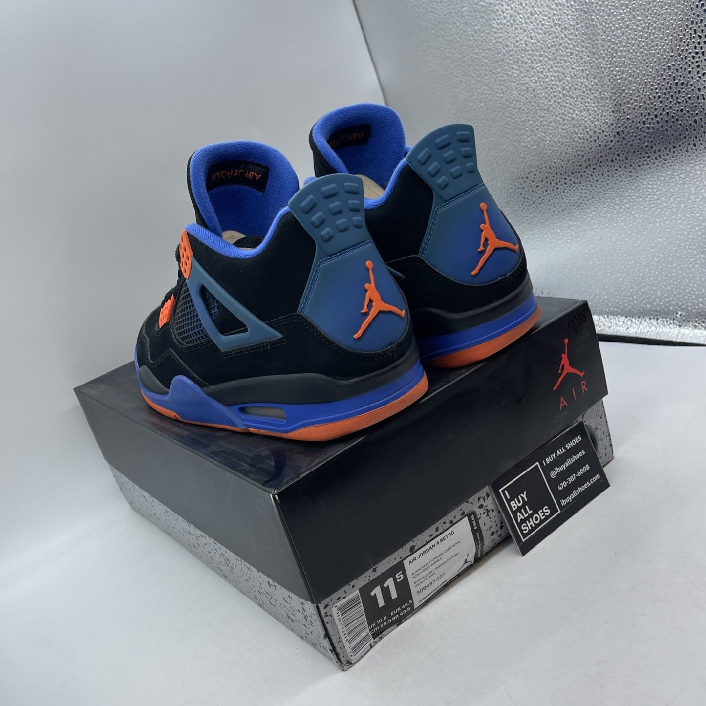 Size 11.5 - Air Jordan 4 Retro Cavs (308497-027)