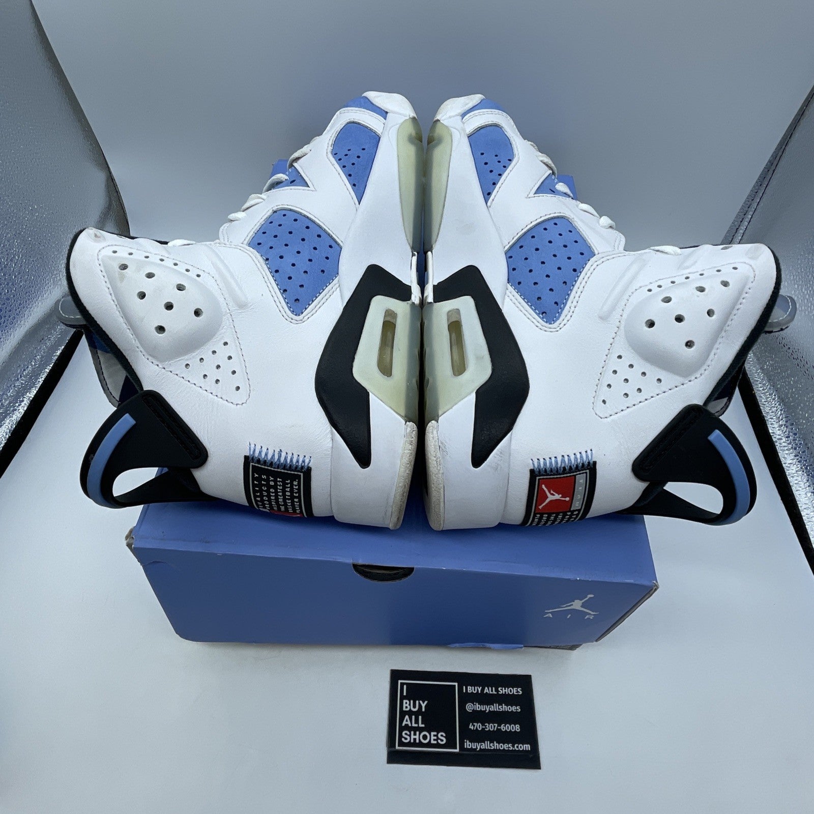 Size 8 - Jordan 6 Retro Mid UNC Home