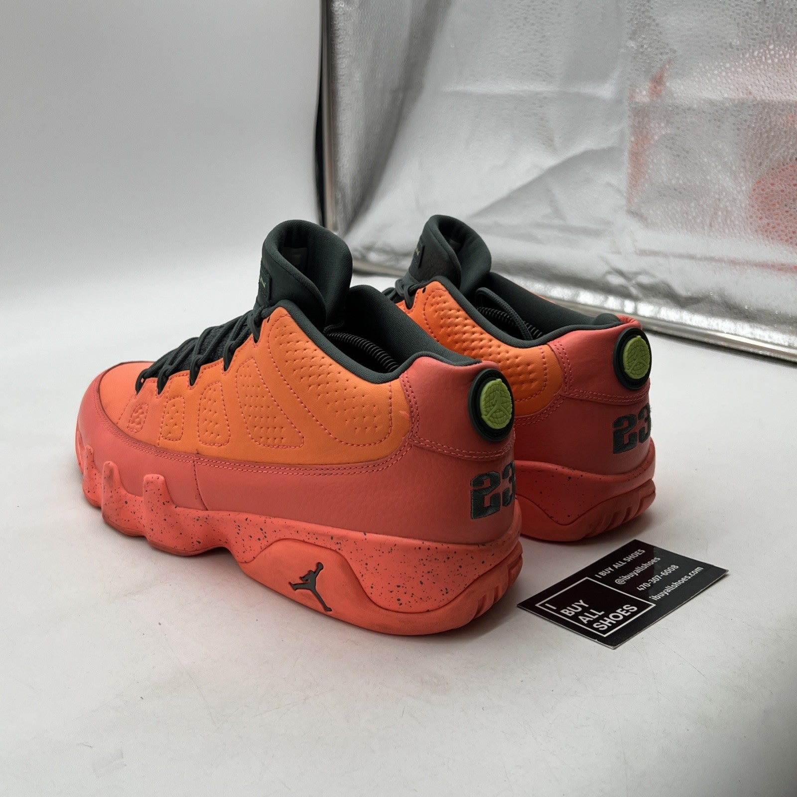 Size 11 - Air Jordan 9 Low Bright Mango (842822-805)