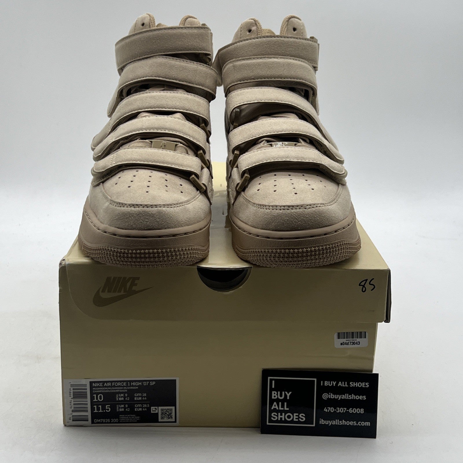 Size 10 - Nike Billie Eilish x Air Force 1 '07 SP High Mushroom (DM7926-200)