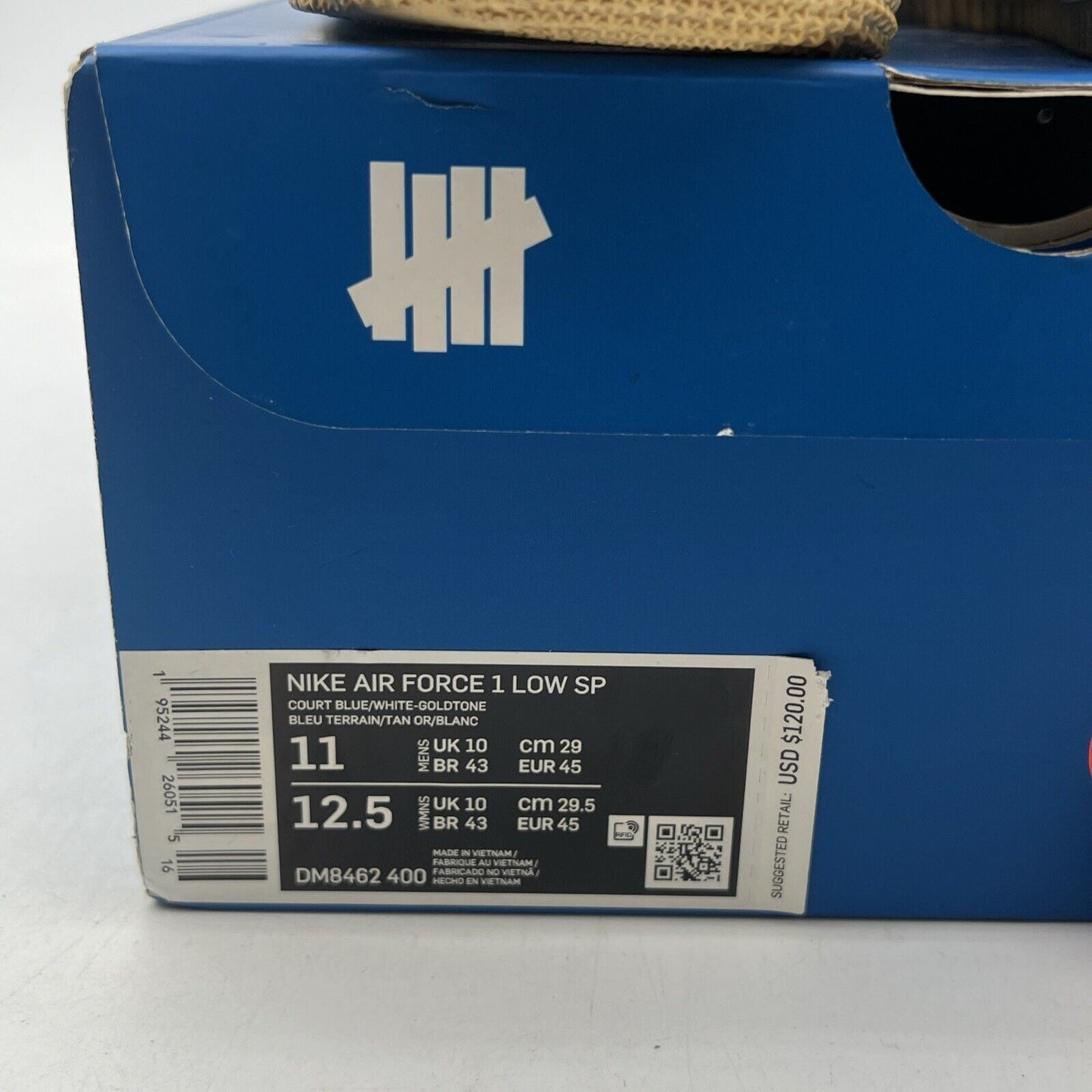 Size 11 - Nike Undefeated x Air Force 1 SP Low Dunk vs AF1 (DM8462-400)