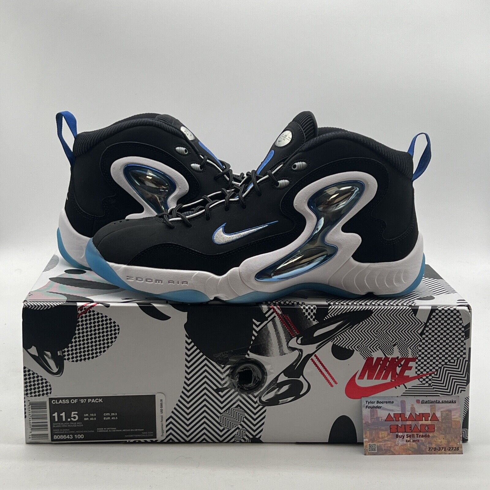 Size 11.5 - Nike Zoom Air Hawk Flight Class of 97 Pack (805272-001)